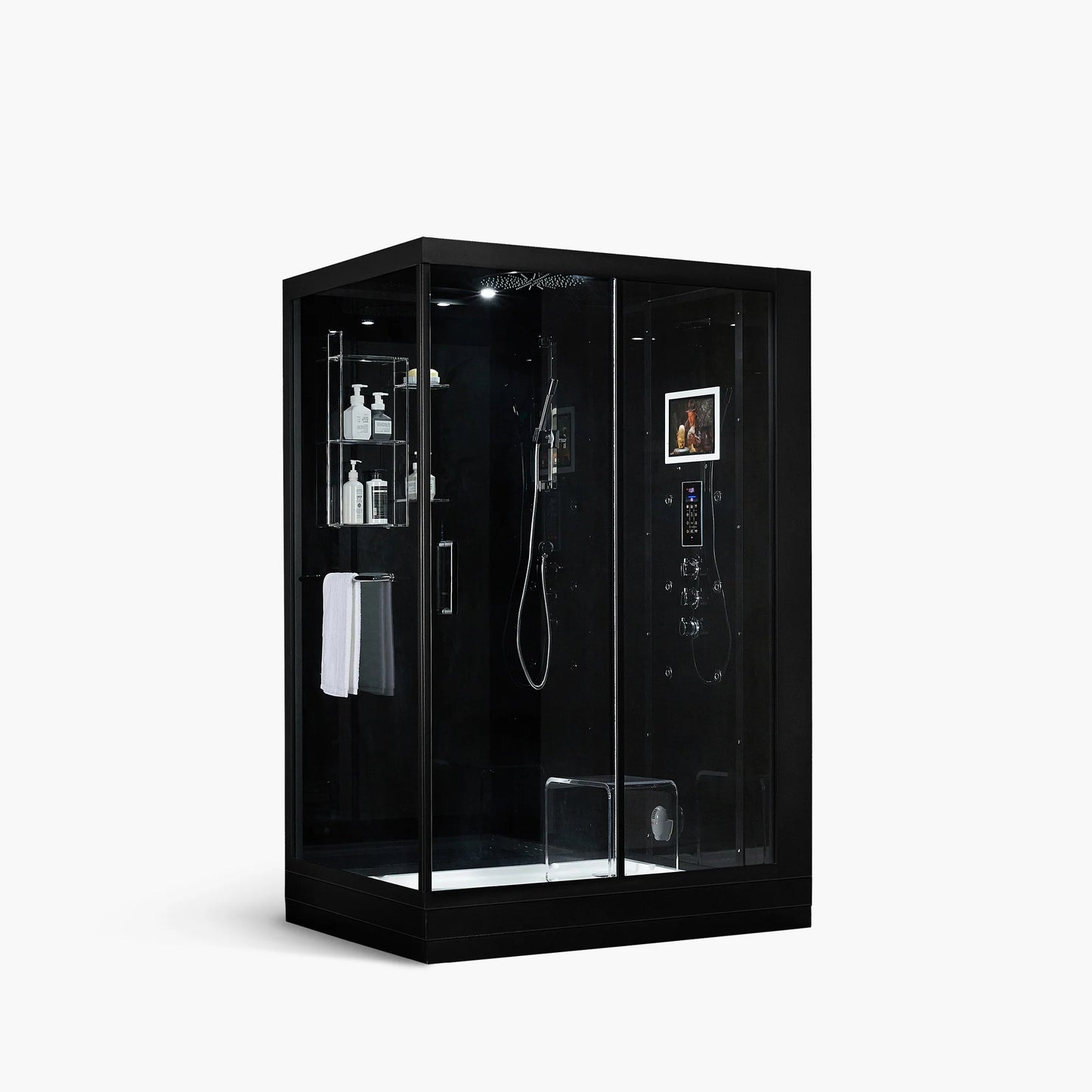 Platinum Anzio Steam Shower (Black)