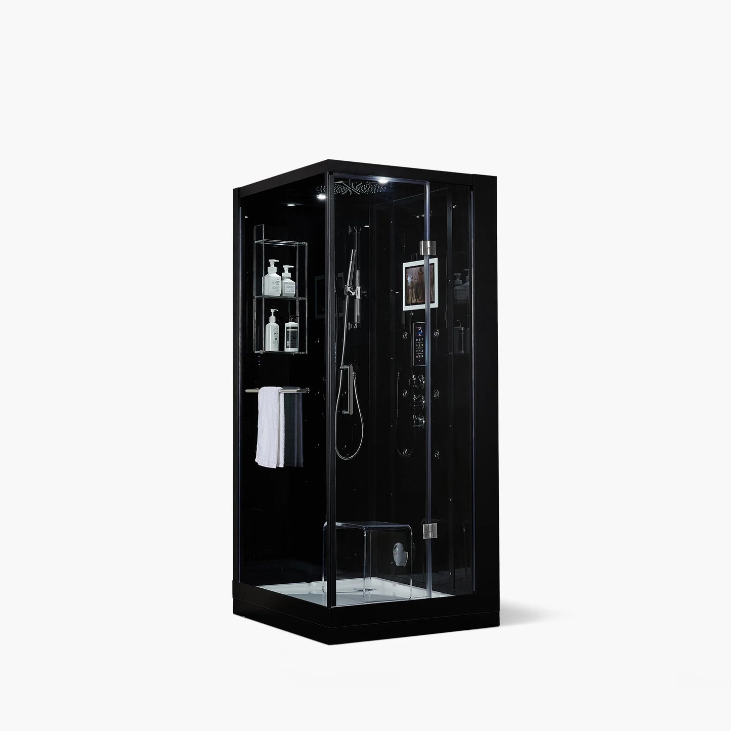 Platinum Arezzo Steam Shower (Black)