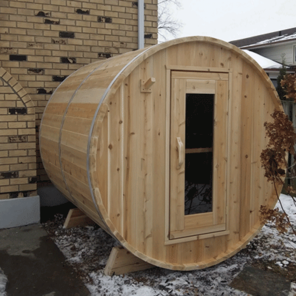 infrared barrel sauna