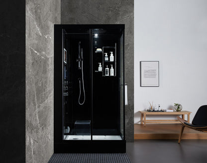 Platinum Lucca Steam Shower (Black)