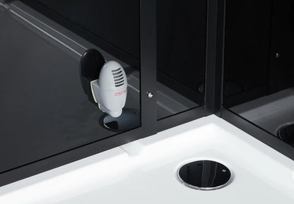 Platinum Anzio Steam Shower (Black)