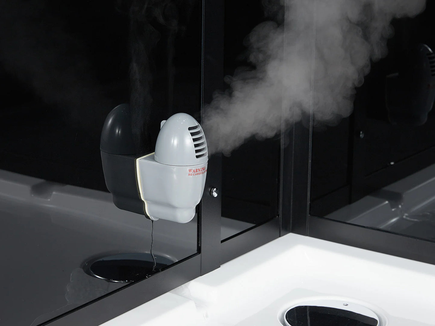 Platinum Arezzo Steam Shower (Black)