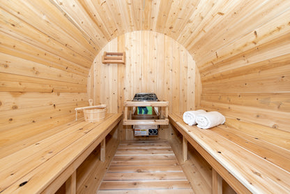 infrared barrel sauna