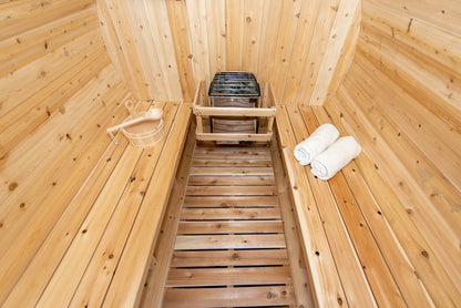 infrared barrel sauna