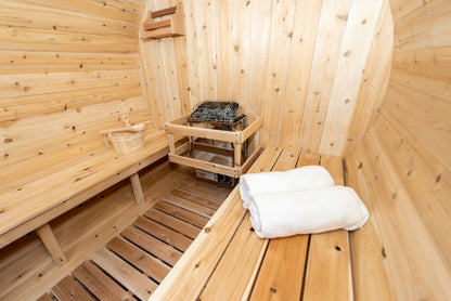 infrared barrel sauna