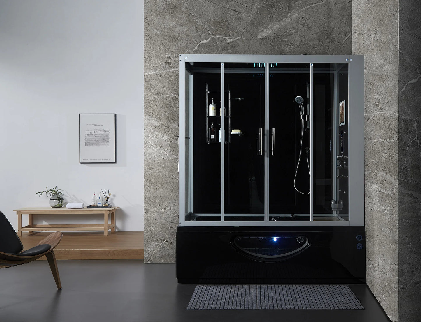 Platinum Catania Steam Shower (Black)