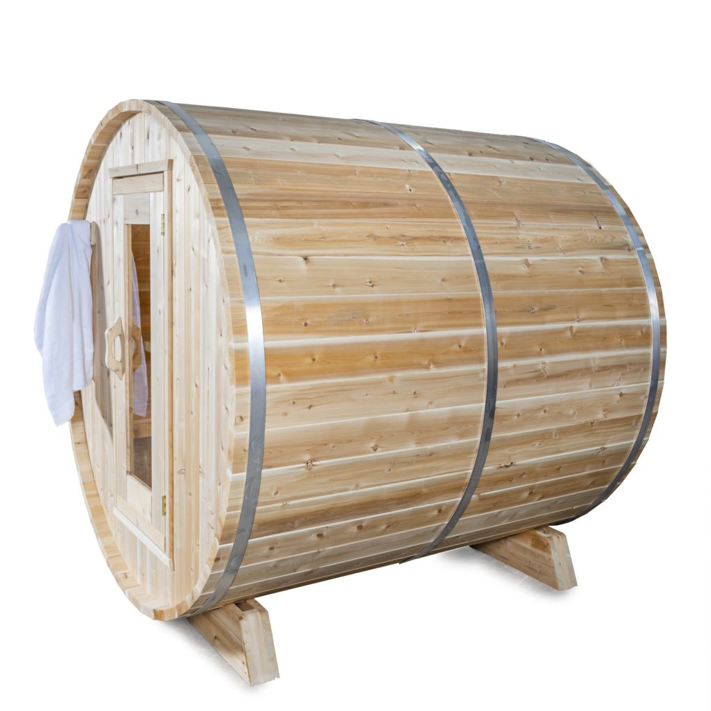 infrared barrel sauna