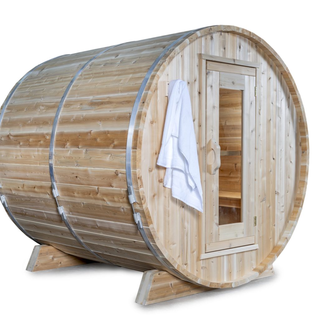 infrared barrel sauna