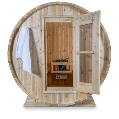 infrared barrel sauna