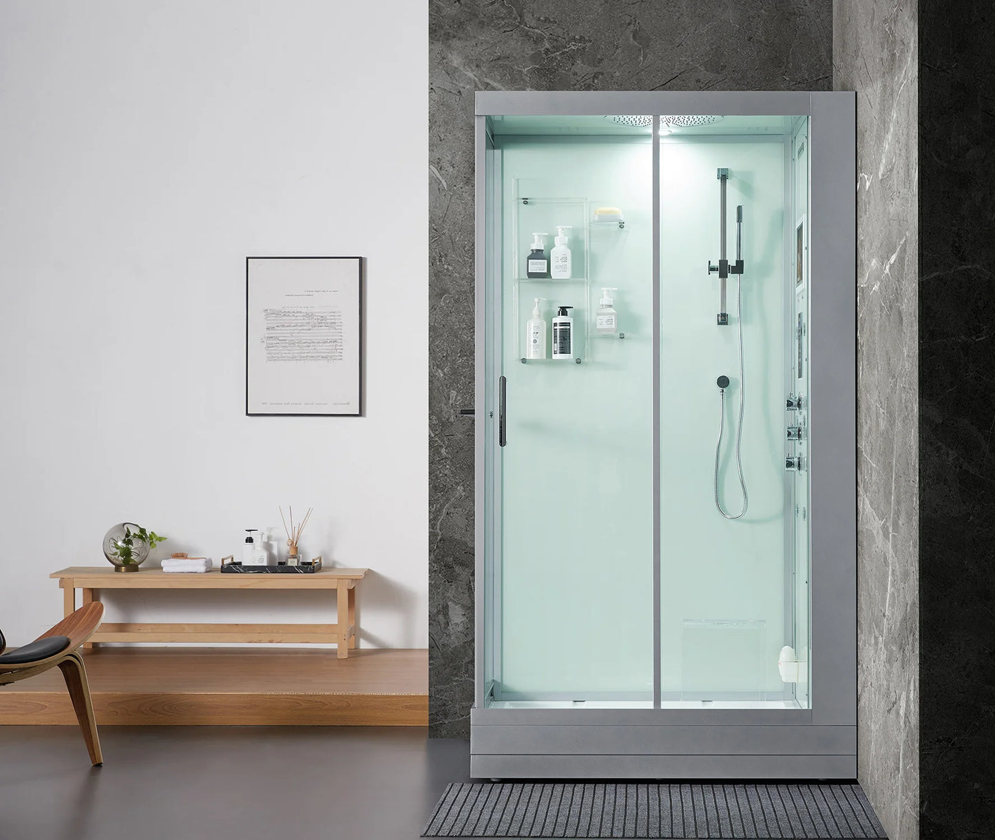 Platinum Lucca Steam Shower (White)