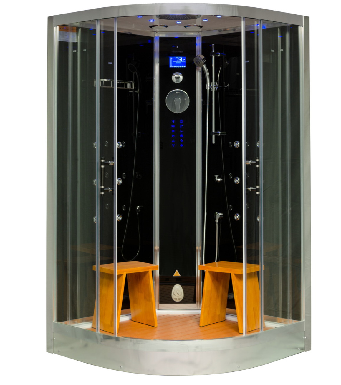 steam sauna in shower