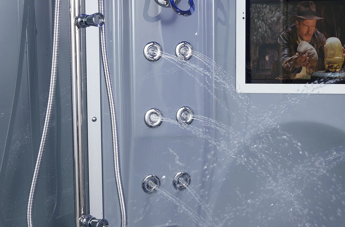 Maya Bath Platinum Luxury Superior Steam Shower (Grey)