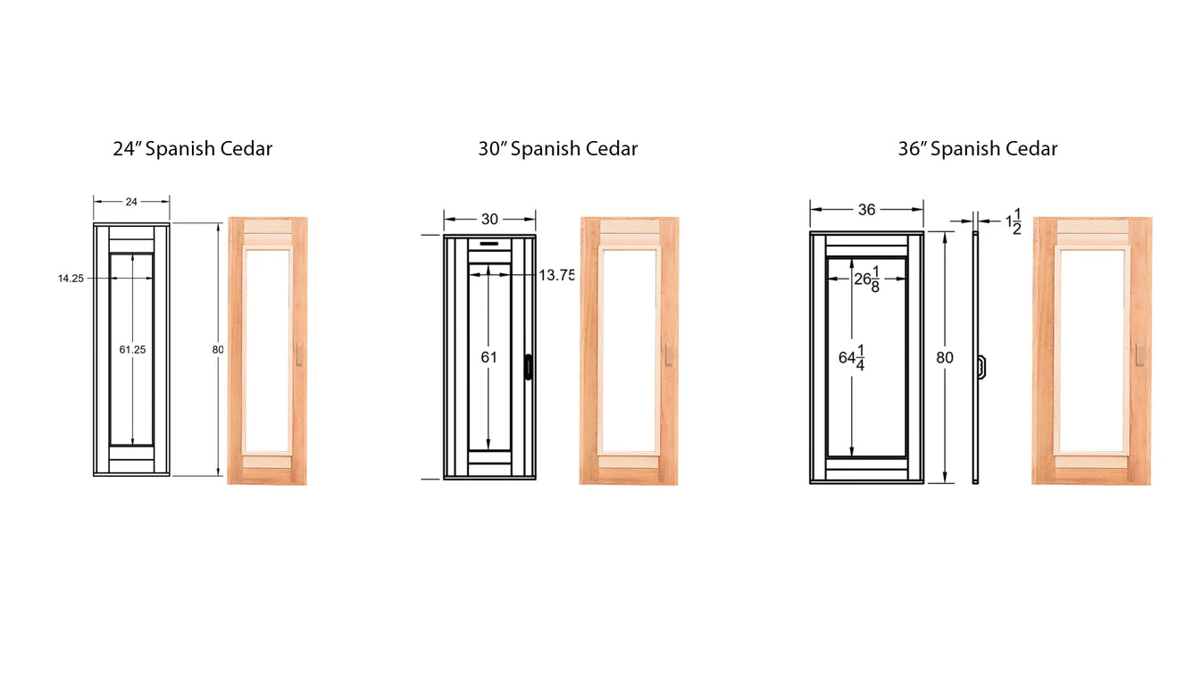 Scandia Cedar Sauna Door